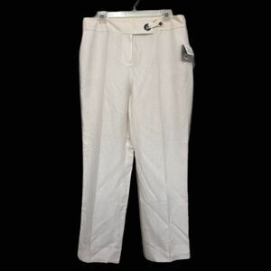 Kasper Womens Linen Blend Pant 8 Coastal Capsule Minimalist Fisherman Resort